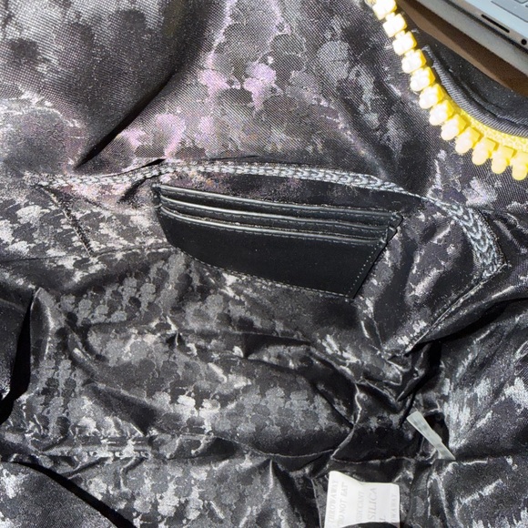 Karl Lagerfeld Black Bag with Red, Blue, Green, Yellow Accents - Picture 6 of 7